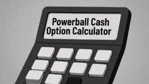 Powerball Cash Option Calculator