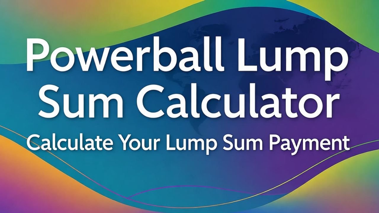 Powerball Lump Sum Calculator